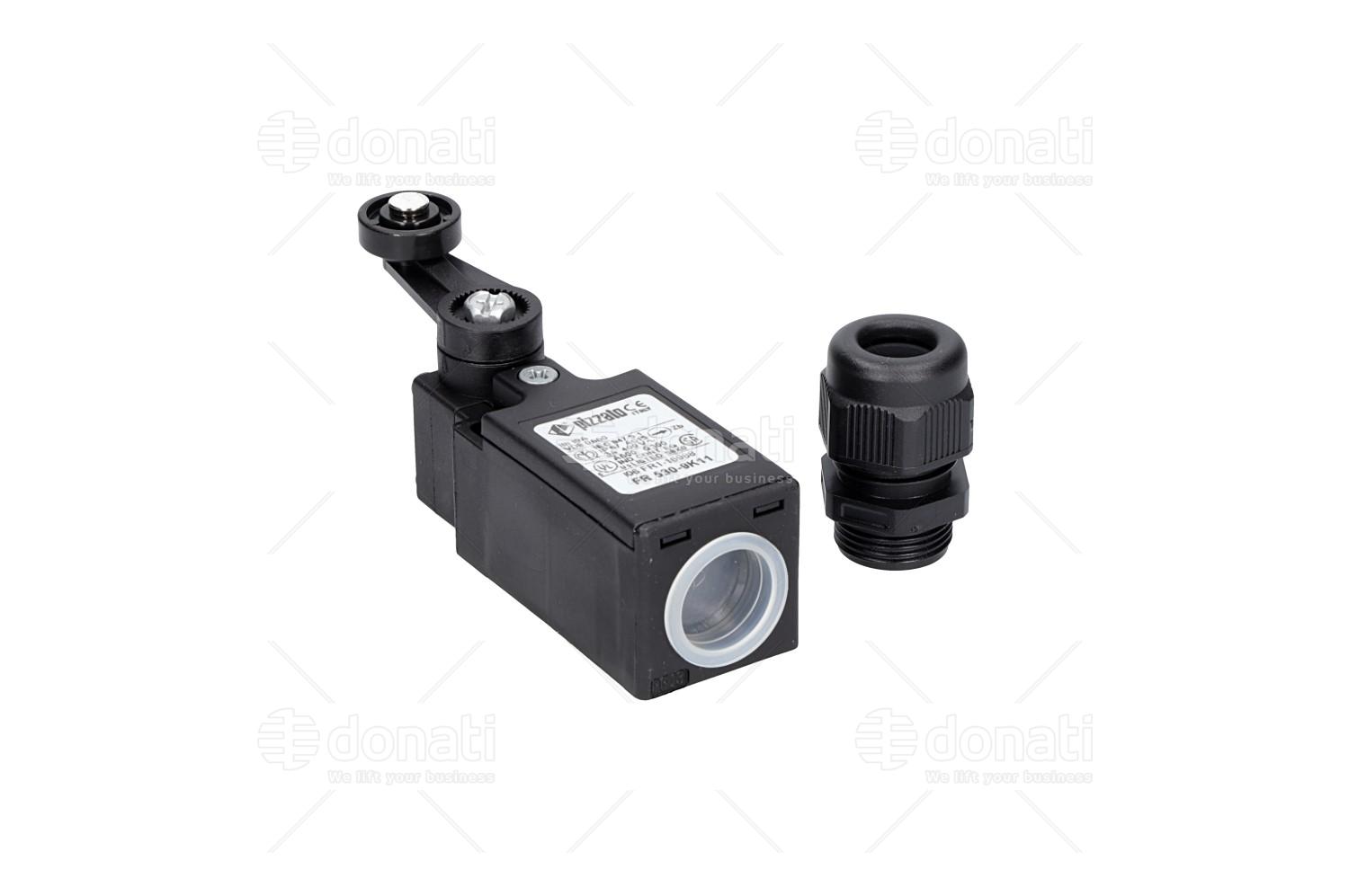 5 Micro Interruttori Di Fine Corsa BQLZR HV-156-1C25 – Leva A Rotella, SPDT, 250V 15A, Per Progetti Fai Da Te