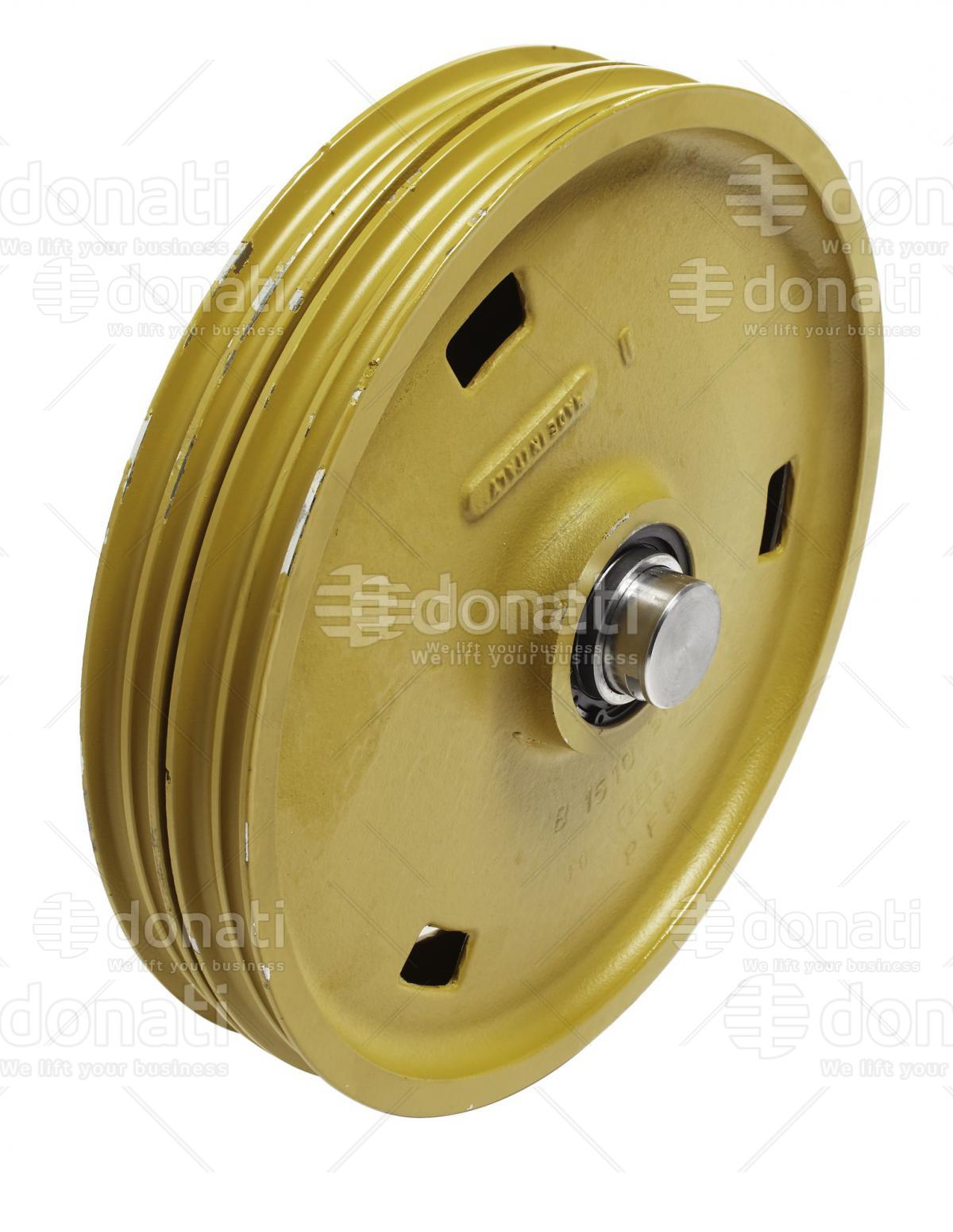 Puleggia A U In Acciaio Inox Con Gancio - Portata 500kg Per Corda Da 22mm - Foto 4