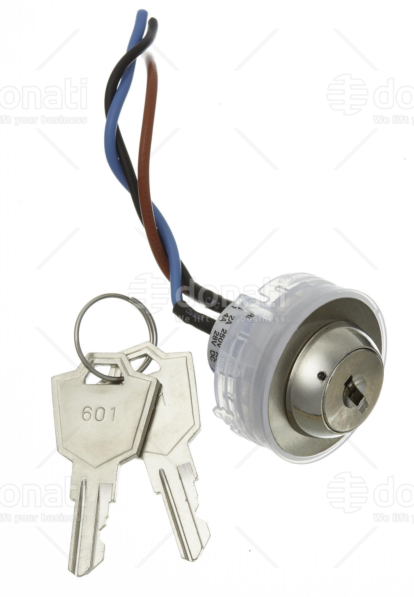 VEGA - Key selector switch, 2 positions 1 removal position, key-code ...