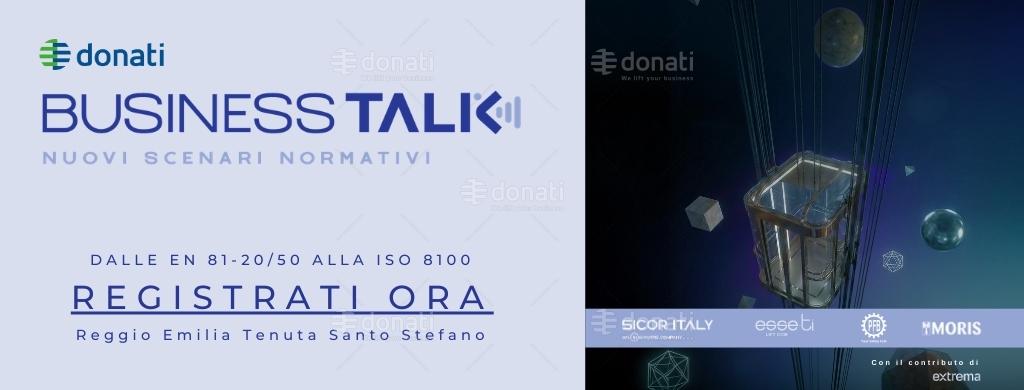Donati Business talk banner sito tappe